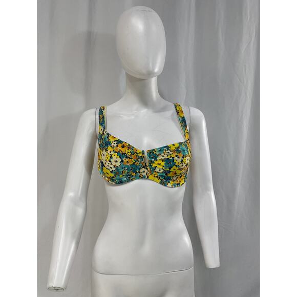 L*Space 'Camellia' Blue Top Size M - Picture 2 of 3